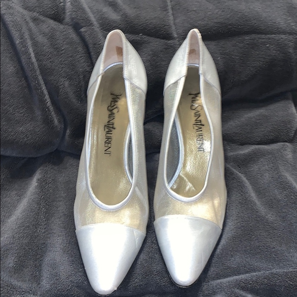 Yves Saint Laurent Mesh Heels - Picture 2 of 4